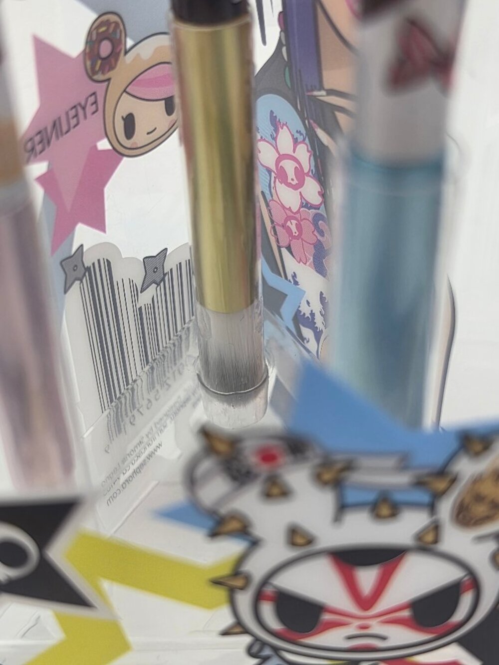 Sephora Tokidoki Pittura Makeup 3 Brush Set Mozzarella Adios Amigos Donutella - Picture 12 of 12